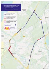 Omleidingsroute fase 2 van 7 sept 20.00 uur tot 15 sept 05.00 uur