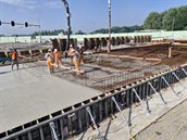Betonstort tunnelplafond