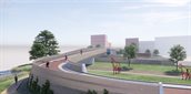 Artist impression Broekwegviaduct